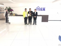 熱烈祝賀馬總、張總簽約創綠家天津市區級代理！